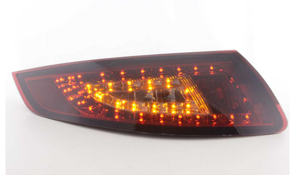 FK Pair LED DRL Ultra Rear Lights Porsche 911 type 997 05-09 red smoke black LHD