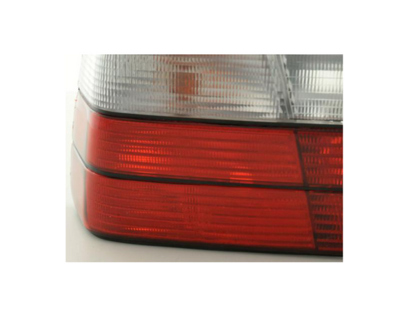 FK Pair Rear lights BMW 3 Series saloon E36 91-98 clear white 318 320 325 328 M3