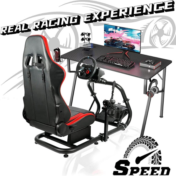 AZ Driving Game Sim Racing Frame Rig for Seat Wheel Pedals Xbox PS PC Console F1