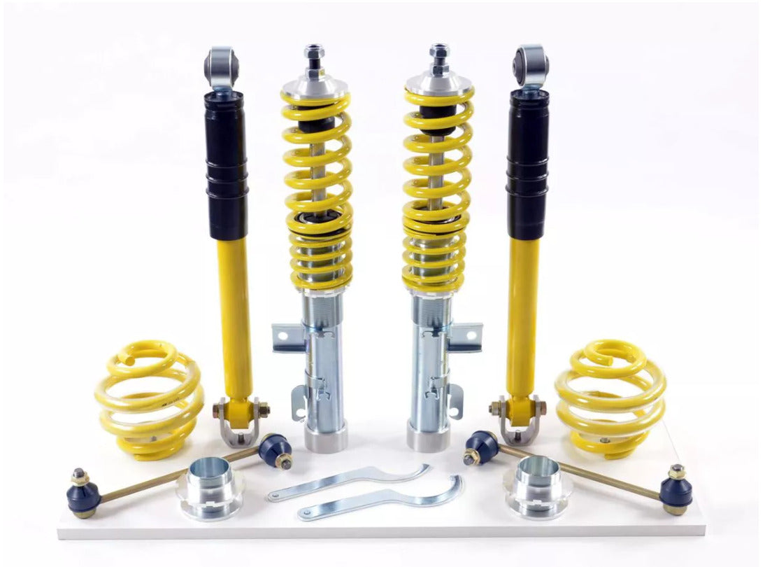 FK AK Street Coilover Adj Lowering Kit TUV Skoda Fabia 6Y 00-07 6Y3 6Y3 6Y5 MK2