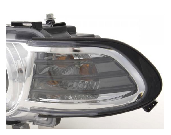 FK Paar LED DRL Xenon Projektorscheinwerfer BMW 7er E38 99-02 Chrom LHD