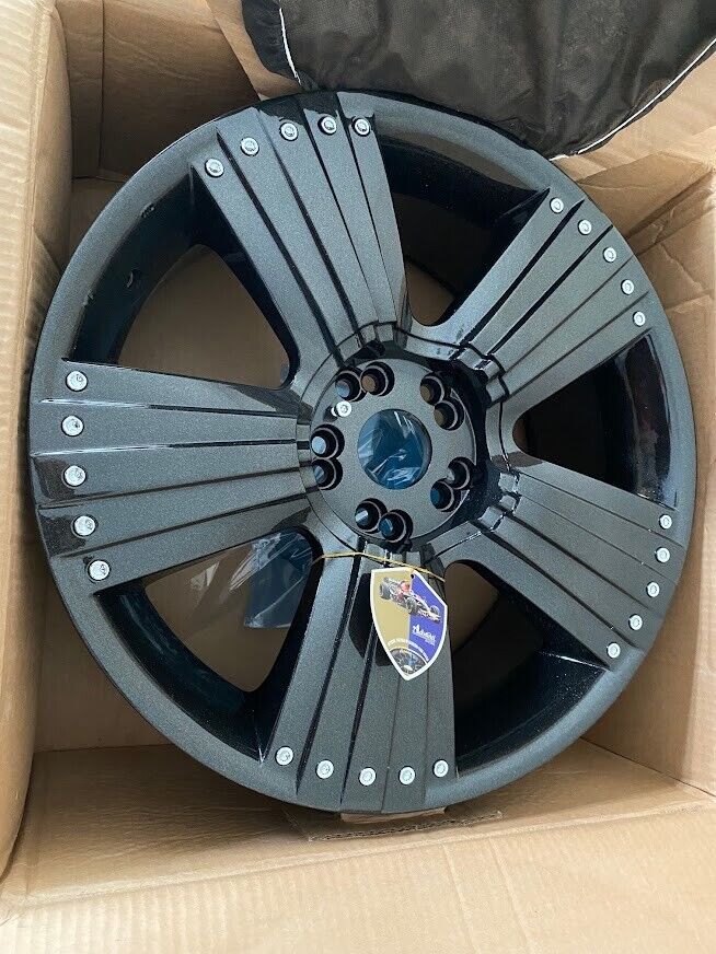 New Set of x4 20" 8.5 ET45 5x120 Black Alloy Wheels Rims fit E83 BMW X3