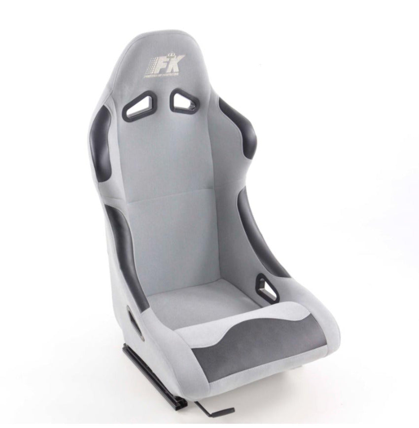 FK Universal Full Fixed Back Bucket Sports Seats GREY Edition Track Drift Style