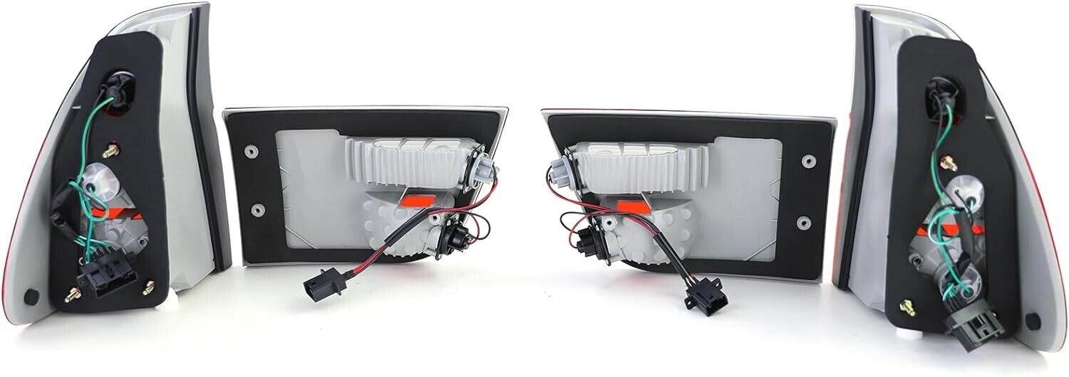 TZ Pair REAR LIGHTS BMW X5 E53 Z33 99-03 Gloss black red smoke E-Marked LHD