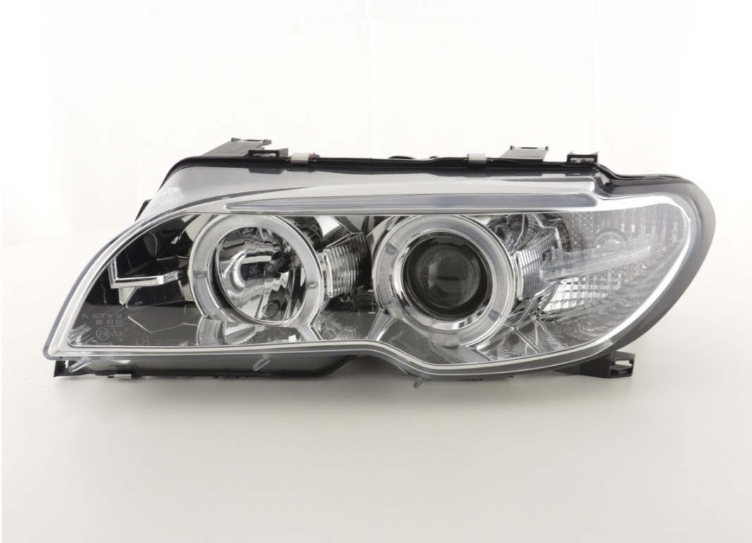 FK LED DRL Halo Angel Eye headlights BMW 3-Series E46 Coupe Cabrio 03-05 servo