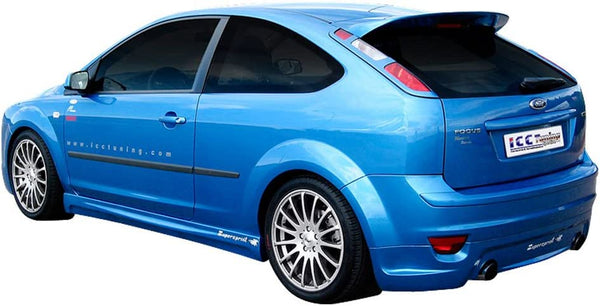 AUTO-STYLE Roof spoiler Rear Wing compatible with Ford Focus II 2 MK2 RS ST 2005-2011 WRC Look