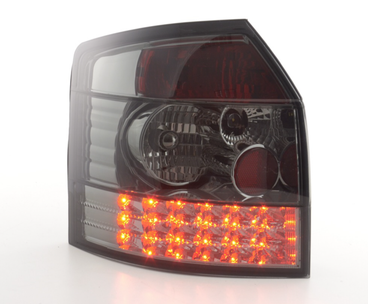 FK Set LED REAR Lights Tail Audi A4 Avant B6 / 8E 01-04 black LHD & RHD - LJ Automotive