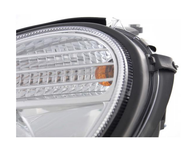 FK LED DRL Angel Eye Projector Headlights Mercedes E-Class type W211 06-08 LHD - LJ Automotive