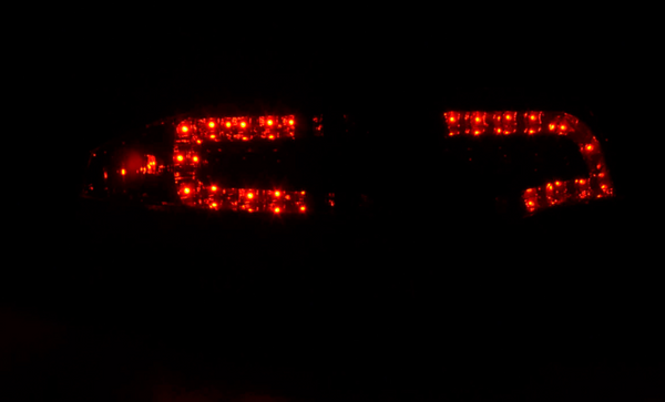 FK Audi A4 B7 8E 04-07 LED REAR Lights DRL Lightbar TAIL LIGHTS Black LHD - LJ Automotive