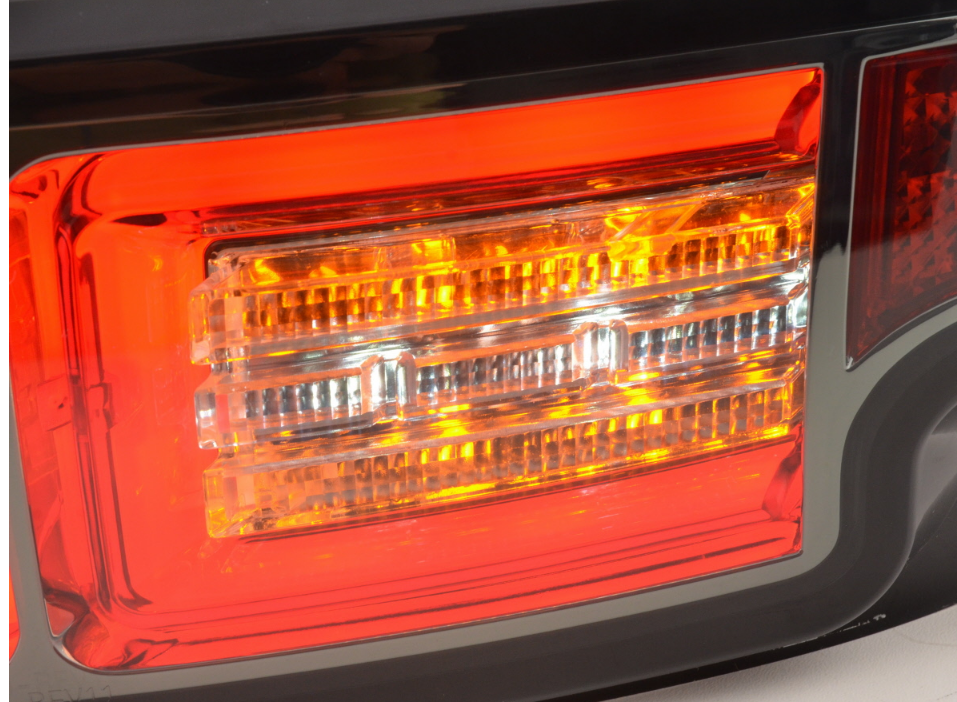 Set FK Range Rover Evoque 11+ black smoke LED Lightbar REAR TAIL BACK LIGHTS - LJ Automotive