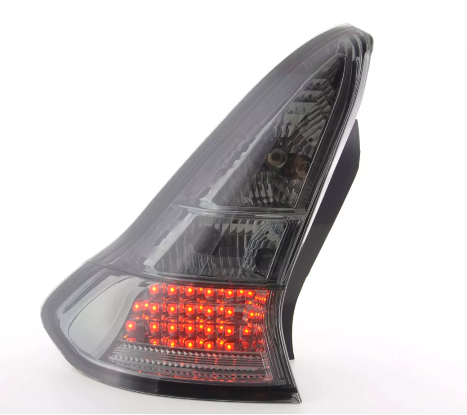 FK Set of Citroen C4 3dr L 04+ Black SMOKED LED LIGHTBAR REAR LIGHTS - LJ Automotive