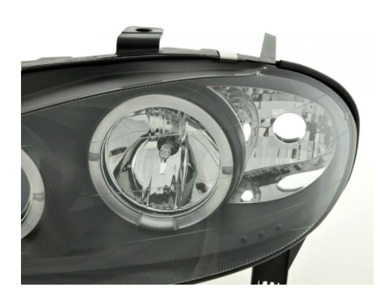 FK Set LED DRL Projector Angel Eye Headlights Renault Megane 1 MK1 3/5dr 99+ LHD