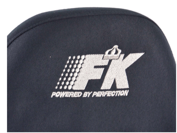 FK Universal Bucket Sports Seats Black Textile Fabric Fixed Back Track Drift