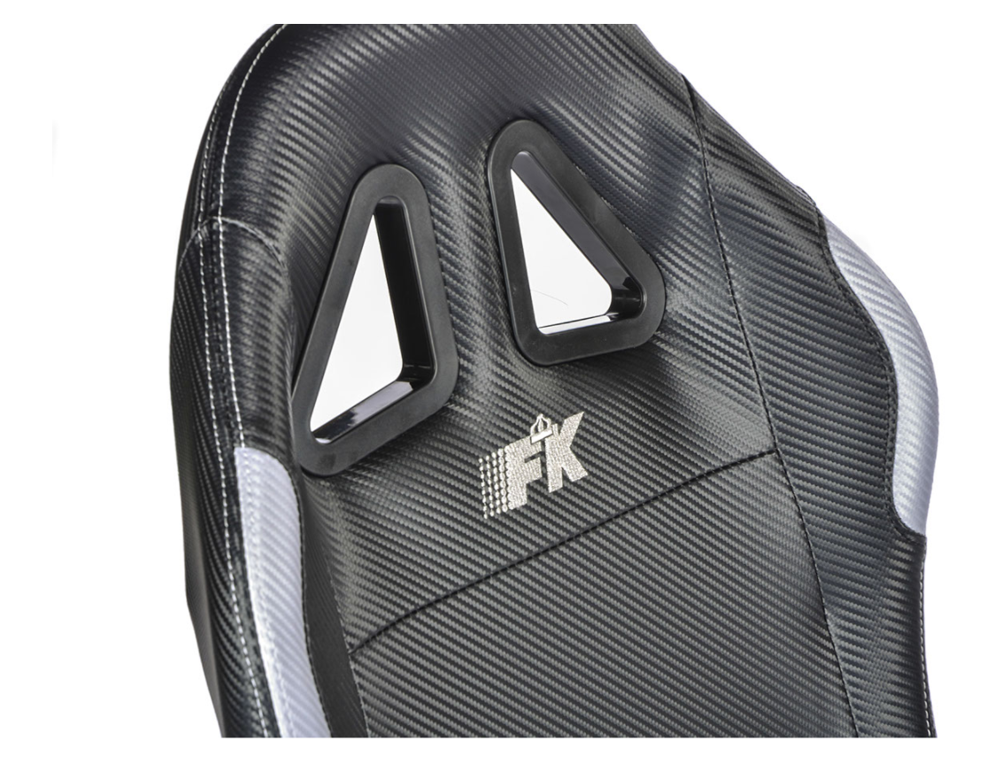 FK Simulator Chair Racing Seat Driving Game Carbon Silver PC Console F1 Gaming