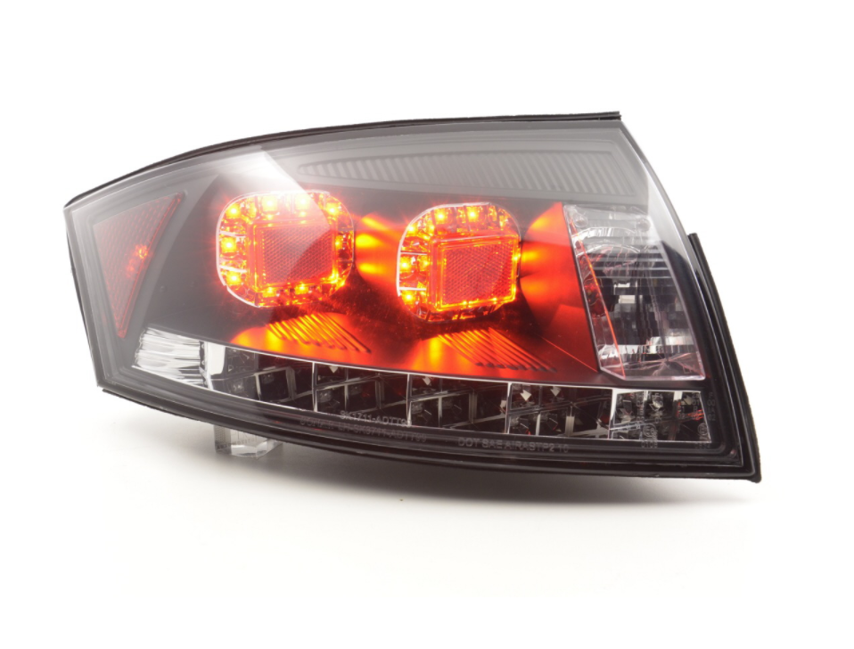 FK Automotive Pair LED Rear Lights Audi TT type 8N 99-06 black RHD
