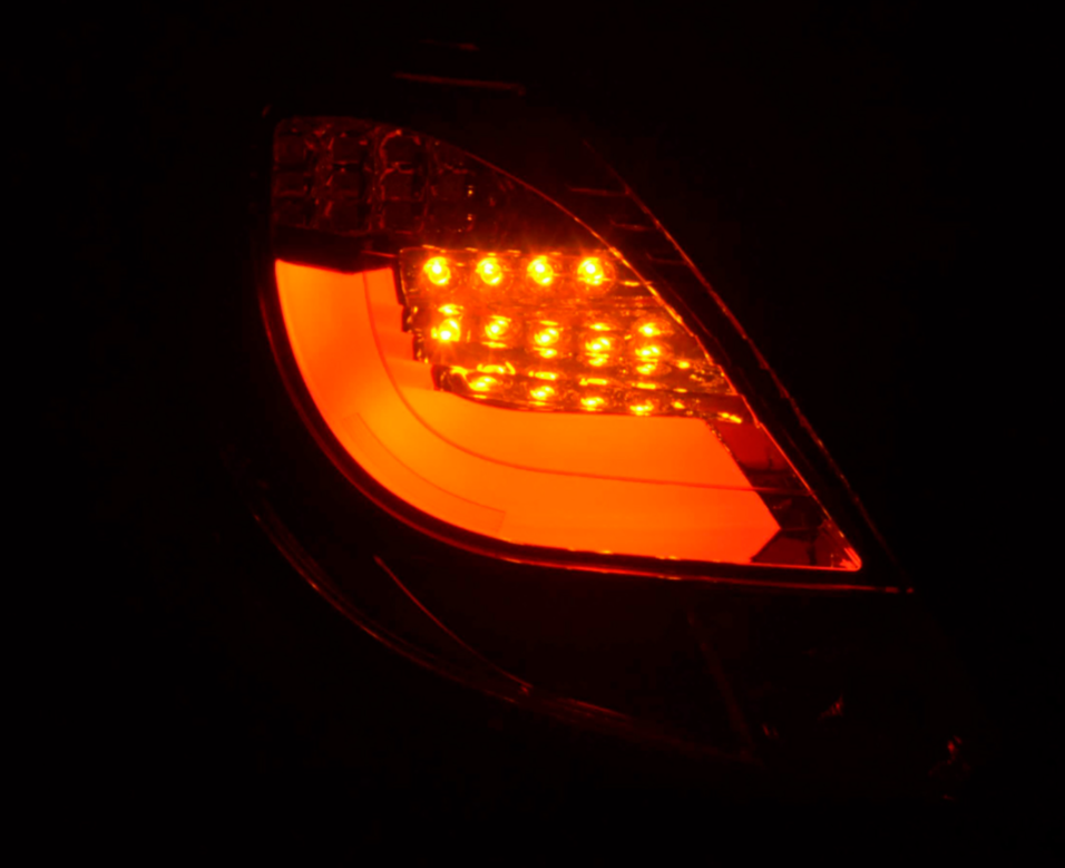 FK Set Rear Lights LED Lightbar Opel Corsa D BJ 06-10 3-dr black smoke LHD