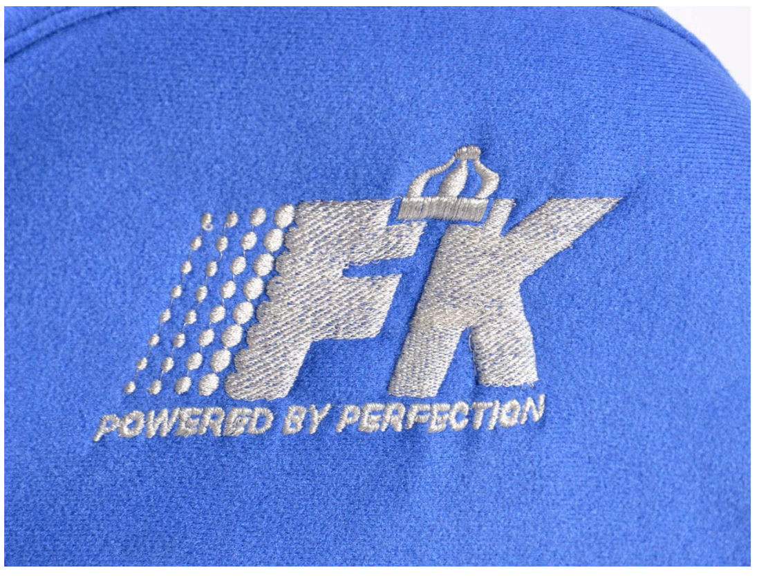 FK Paar Universal-Schalensportsitze, blaues Textilgewebe, feste Rückenlehne, Spur Drift