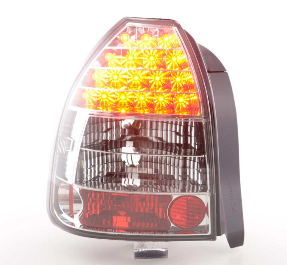 FK Pair LED Lightbar REAR LIGHTS Honda Civic 4 MK4 3-door 96-01 chrome