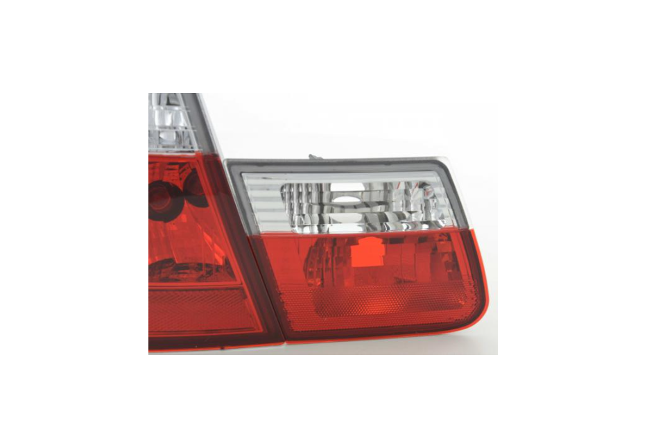 FK Pair LED Light Bar REAR LIGHTS BMW 3-series E46 99-02 white / red Crystal