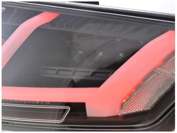 FK LED DRL Light Bar Rear Lights Audi TT 8J 8Y 06-14 black Seq Anim LHD TTS TTRS