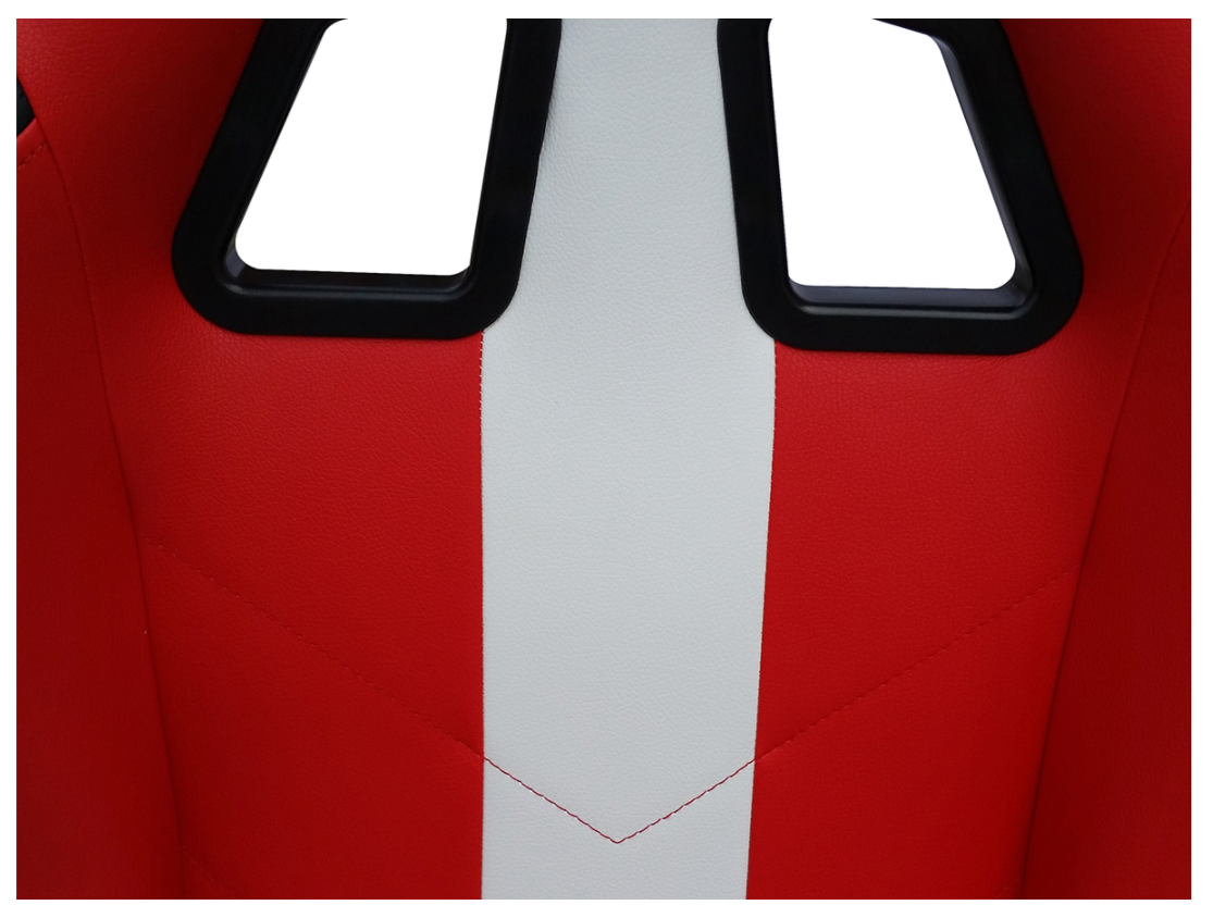 FK Red White Stripe Simulator Chair Racing Seat Driving Game PC F1 Gaming Wheel