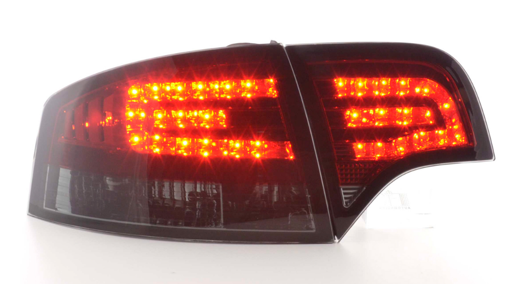 FK Set AUDI A4 8E Avant 04-07 LED REAR Lights DRL Lightbar TAIL LIGHTS Black
