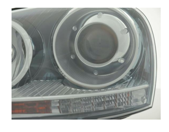 FK Set VW Golf 5 MK5 03-08 LED Devil Eye Project Headlights DRL GTI