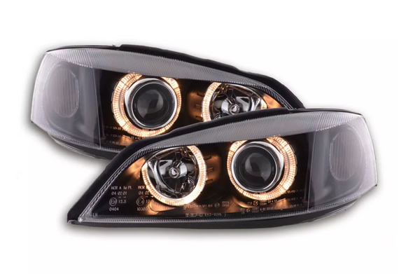 FK Vauxhall Astra G 98-03 LED DRL Devil Eye Projector Headlights Plug & Play