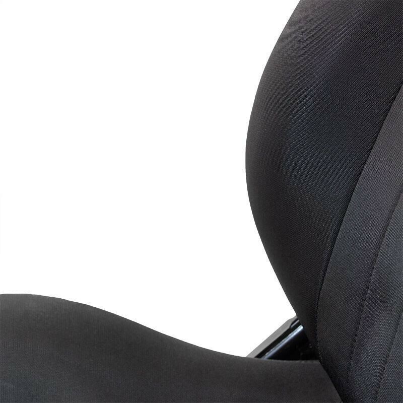 Auto-Style Black Classic Car Retro Kit Sports Car Bucket Seats x2 (A Pair) Fabric Textile Edition