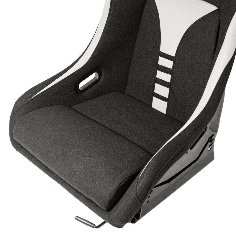 AUTOSTYLE x1 Univ Single Sports Bucket Seat Black Ltd Fabric Edition Feste Rückenlehne