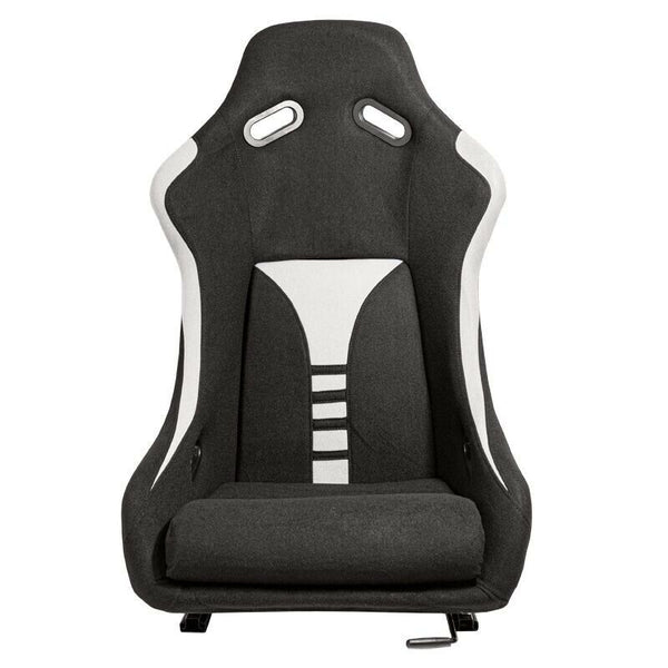 AUTOSTYLE x1 Univ Single Sports Bucket Seat Black Ltd Fabric Edition Feste Rückenlehne