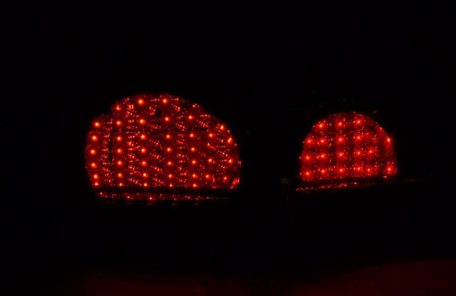 FK Set VW GOLF 6 MK6 08-12 LED REAR LIGHTS LAMPS TAIL BACK Smoke Red