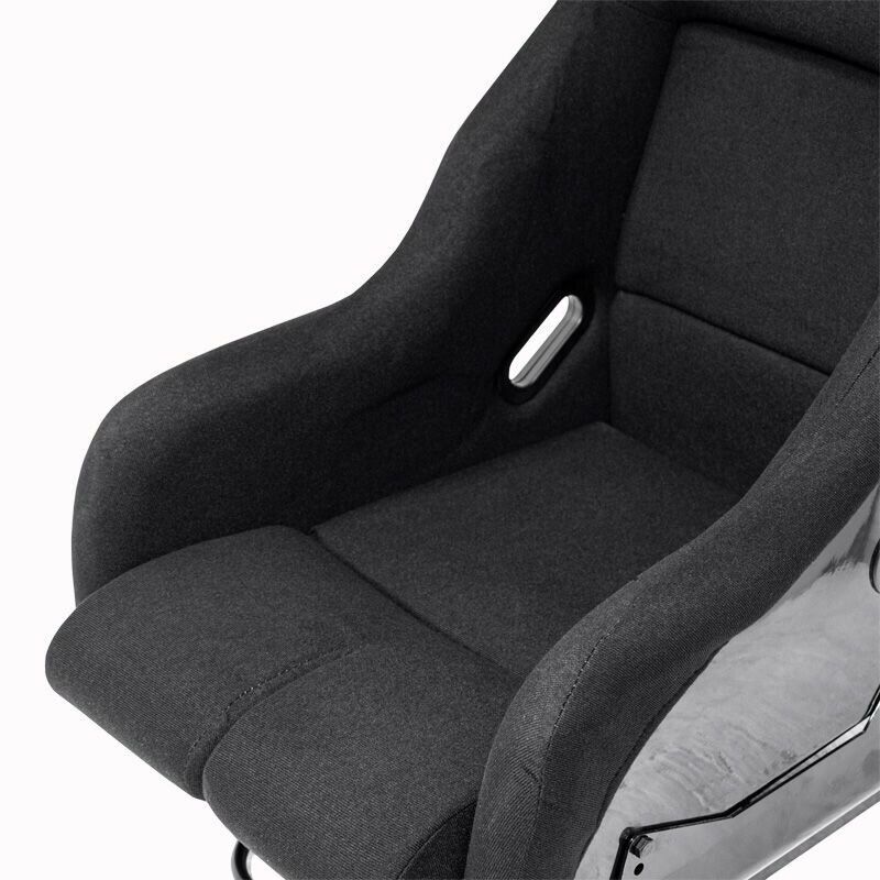 AUTOSTYLE x1 Univ Single Sports Full Bucket Seat Black Reinfo Fixed back Track