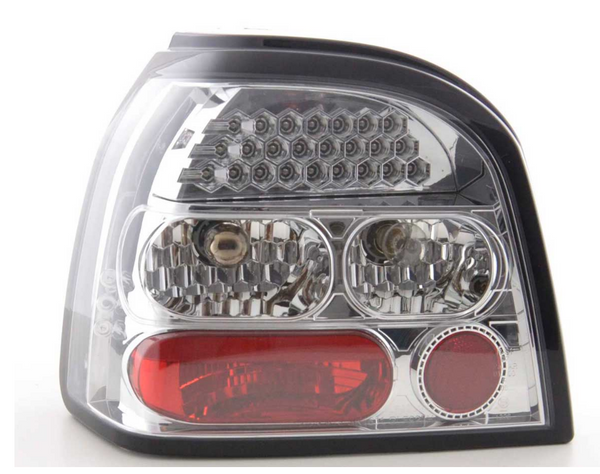 FK Paar VW GOLF MK 3 MK3 3 klare LED-Rückleuchten Rückleuchten GTi 1HXO 92–97 