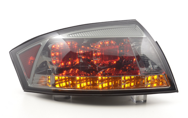 FK Pair LED Rear Lights Audi TT type 8N 99-06 black RHD