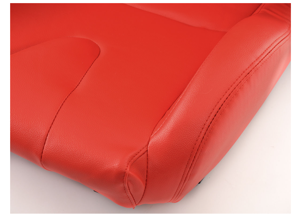 FK Pair RED Universal Premium Line Sports Bucket Seats - Recline & slide runners