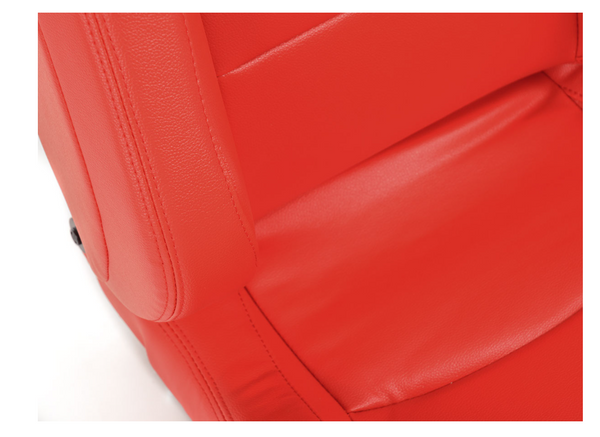 FK Pair RED Universal Premium Line Sports Bucket Seats - Recline & slide runners