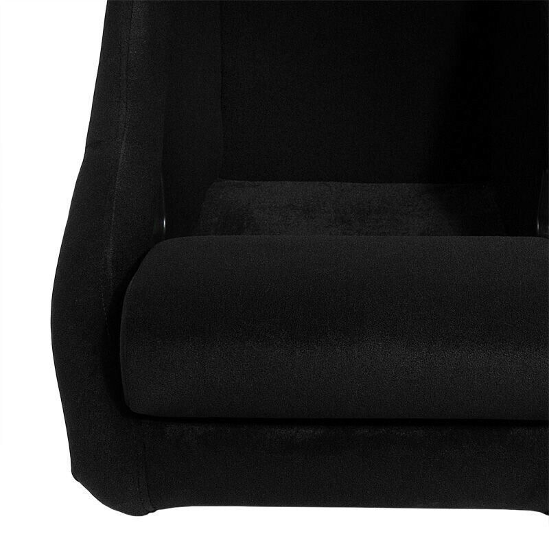 AUTOSTYLE x1 Univ Single Sports Full Bucket Seat Black NON recline inc runners