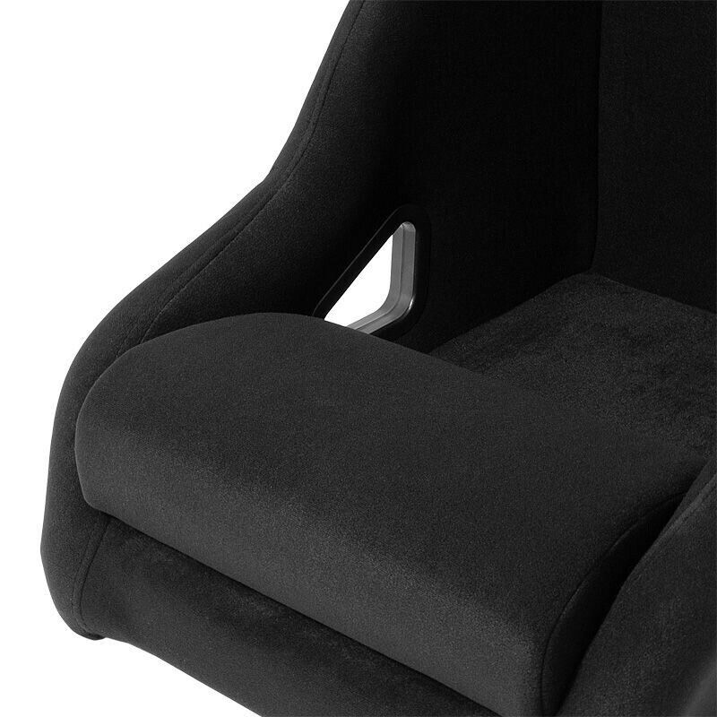 AUTOSTYLE x1 Univ Single Sports Full Bucket Seat Black NON recline inc runners