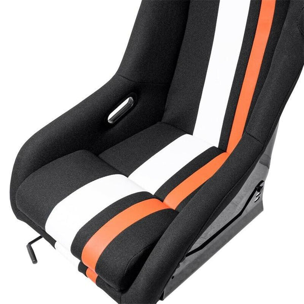 AUTOSTYLE x1 Univ Single Sports Bucket Seat Fixed polyester backrest runners