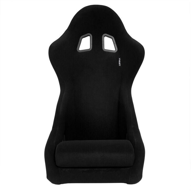 AUTOSTYLE x1 Univ Single Sports Full Bucket Seat Black NON recline inc runners