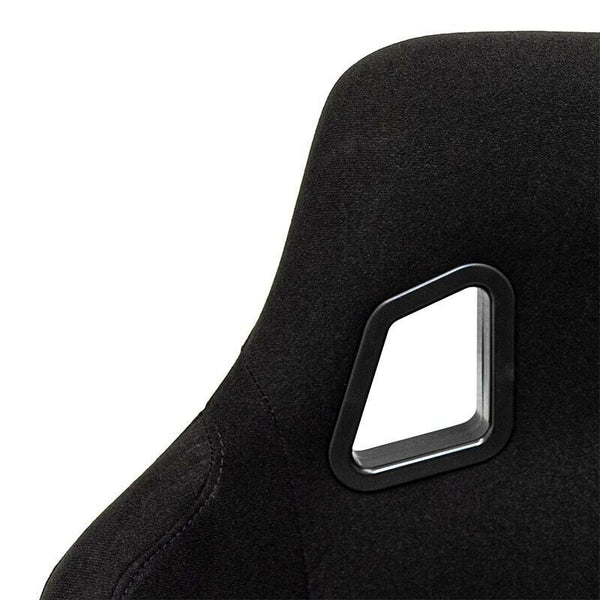 AUTOSTYLE x1 Univ Single Sports Bucket Seat Schwarz Feste Rückenlehnenschienen SS 77Z