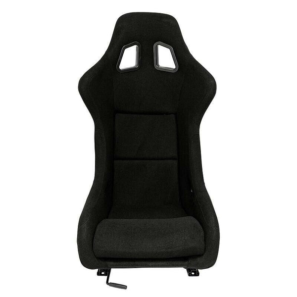 AUTOSTYLE x1 Univ Single Sports Bucket Seat Black Fixed backrest runners SS 77Z