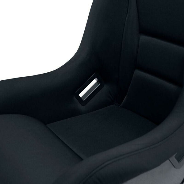 AUTOSTYLE x1 Univ Single Sports Bucket Seat Black fibreglass back-rest runners