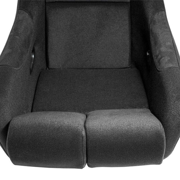 AUTOSTYLE x1 Univ Single Sports Full Bucket Seat Black Reinfo Fixed back Track