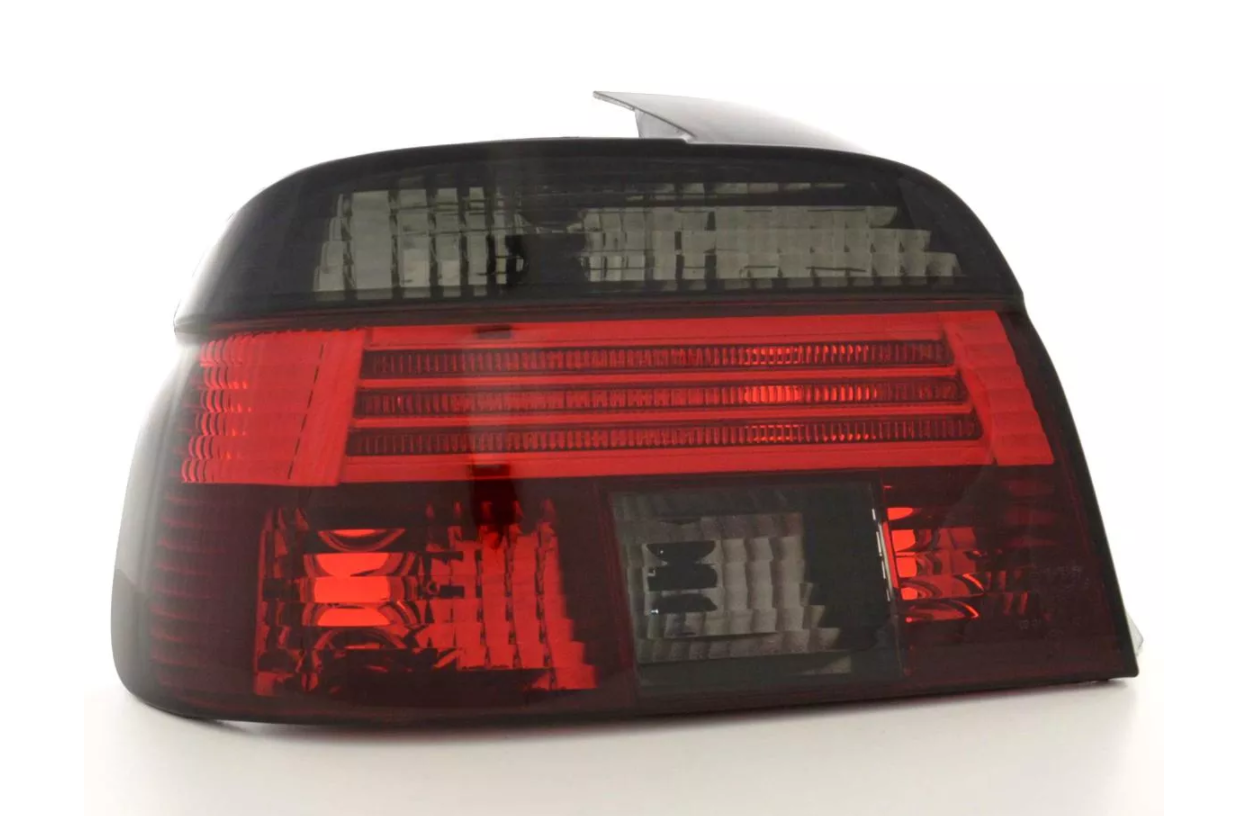 FK Pair Set Rear lights BMW 5-series E39 95-00 red / black smoke M Sport LHD M5