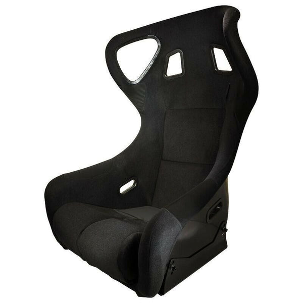 AUTOSTYLE x1 Univ Single Sports Full Bucket Seat Black Reinfo Fixed back Track