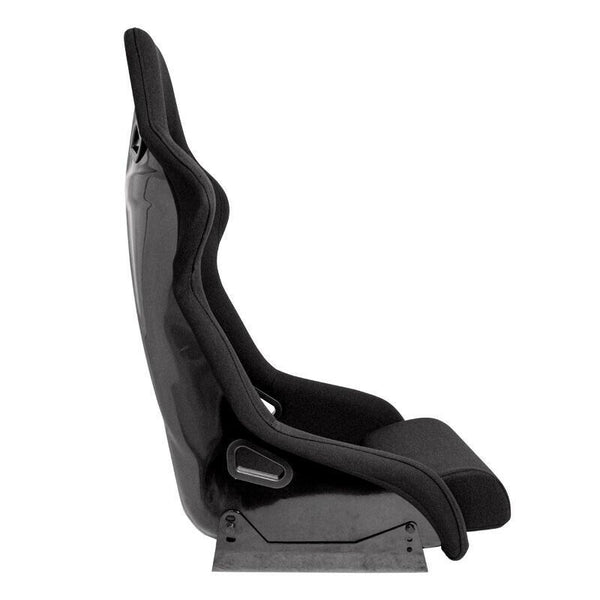 AUTOSTYLE x1 Univ Single Sports Bucket Seat Black fibreglass back-rest runners