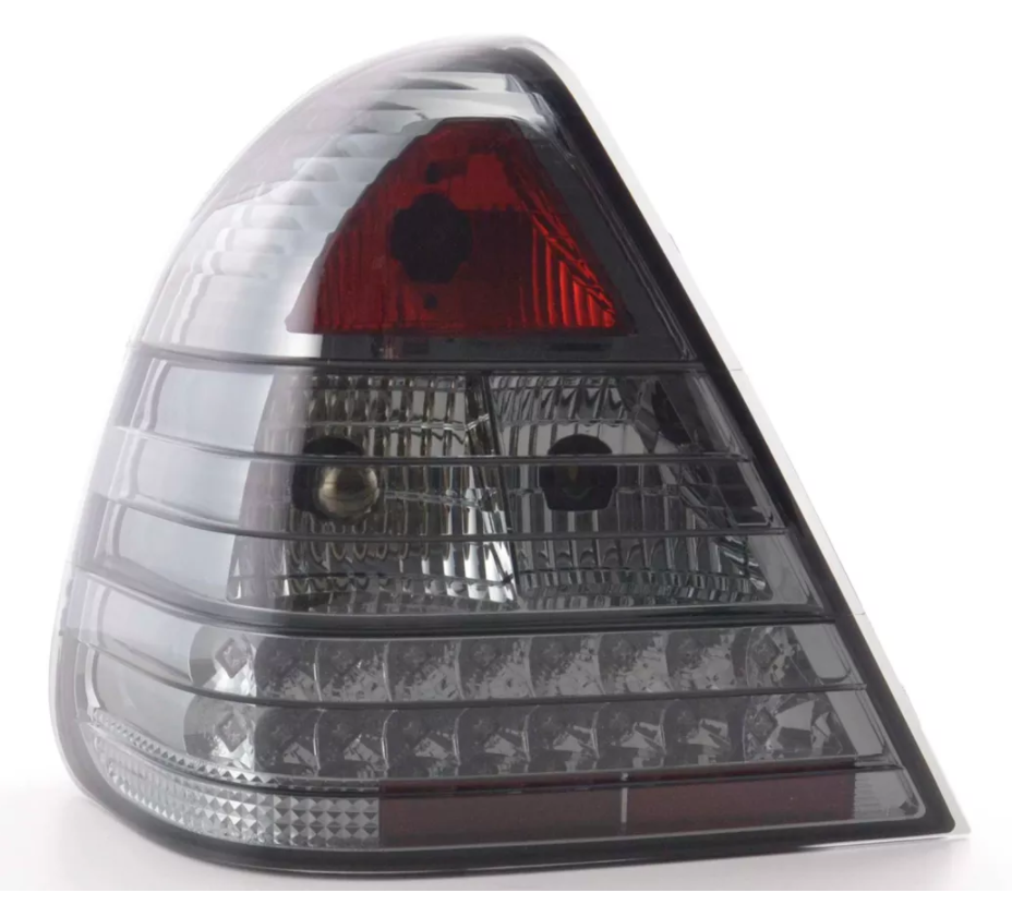 FK Paar Set LED-Rückleuchten Mercedes C-Klasse W202 96-00 schwarz LHD inkl. Kabelbaum