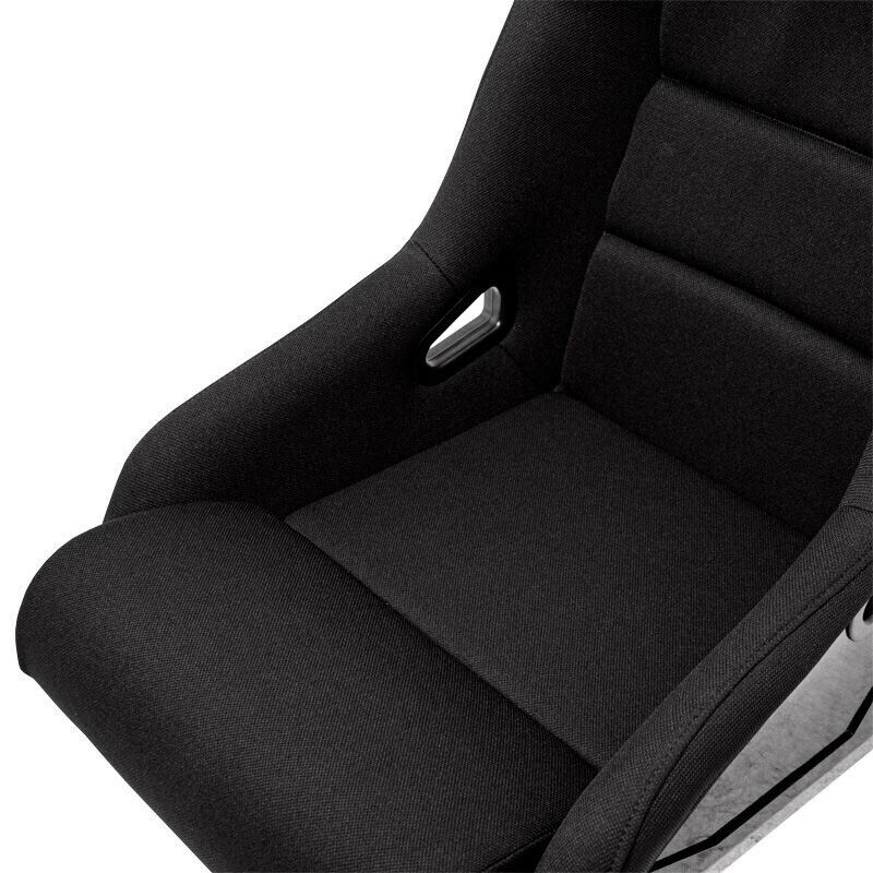 AUTOSTYLE x1 Univ Single Sports Bucket Seat Black fibreglass back-rest runners